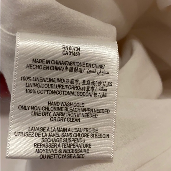 BCBG strapless linen minidress - Picture 9 of 9